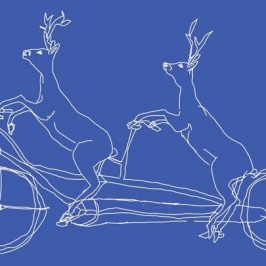 Wij zijn met de fiets want wij zijn antilopen!